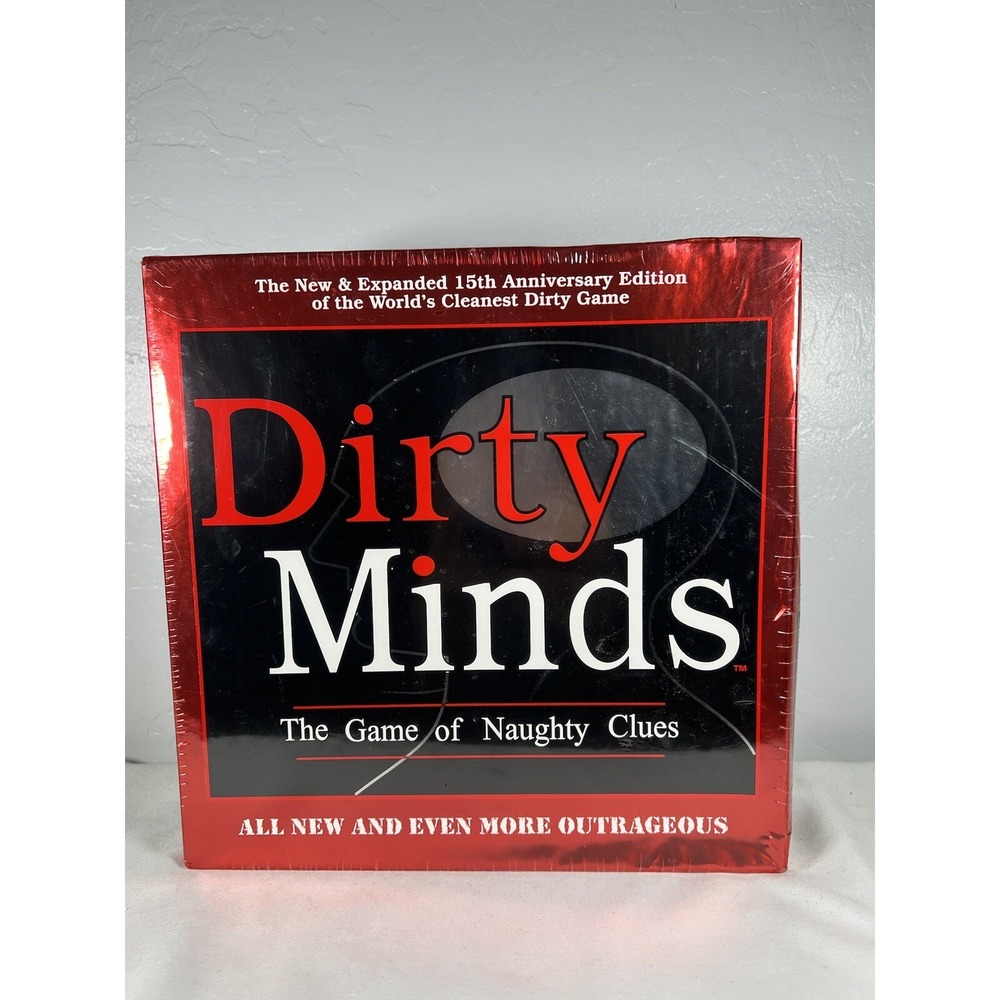DIRTY MINDS 15TH ANNIVERSARY EDITION THE GAME OF NAUGHTY CLUES NEW SEALED